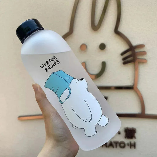 3 Bear Water Bottles Cape with Straw- 1000ml