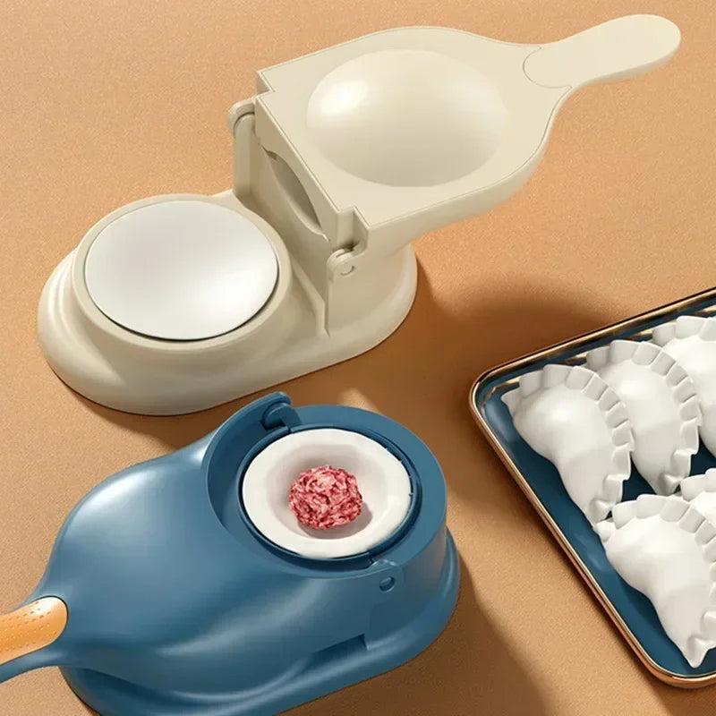 2-in-1 Dumpling Wrapper Tool - Home Cooking Dough Skin Molder Machine Kitchen Gadgets