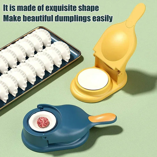 2-in-1 Dumpling Wrapper Tool - Home Cooking Dough Skin Molder Machine Kitchen Gadgets