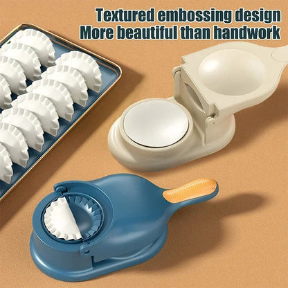 2-in-1 Dumpling Wrapper Tool - Home Cooking Dough Skin Molder Machine Kitchen Gadgets
