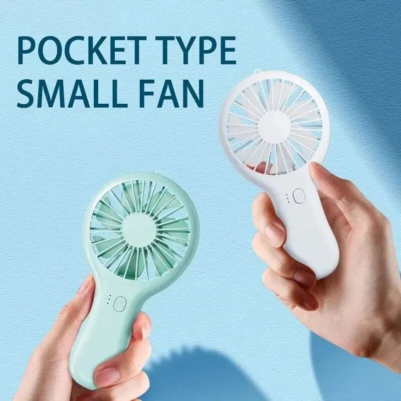 Handheld Mini Fan Portable USB Charging