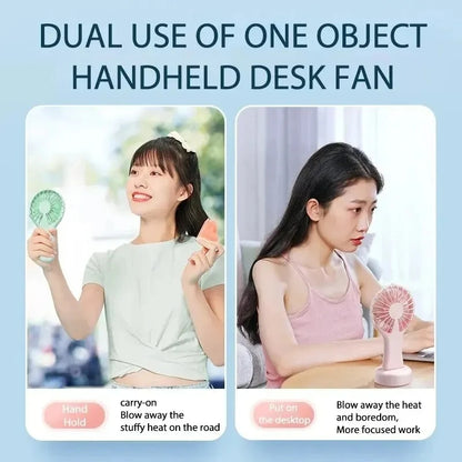 Handheld Mini Fan Portable USB Charging