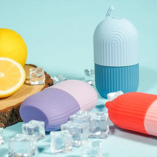 Ice Roller Facial Massage | Silicone Cleansing Ice Lattice