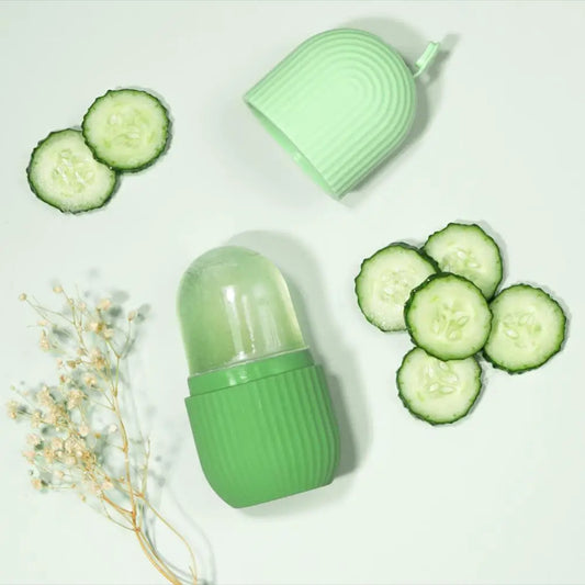 Ice Roller Facial Massage | Silicone Cleansing Ice Lattice