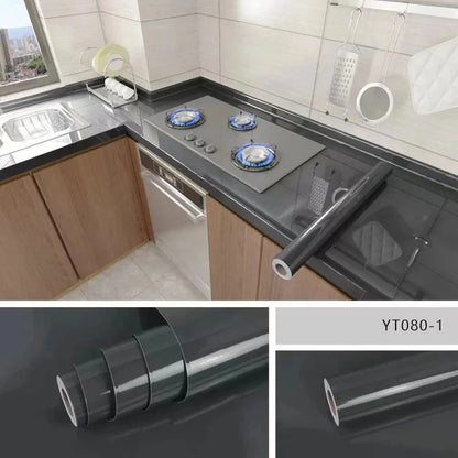 Self Adhesive Marble Sheet For Kitchen / Waterproof Anti Oil & Heat Resistant Wallpaper Sheet