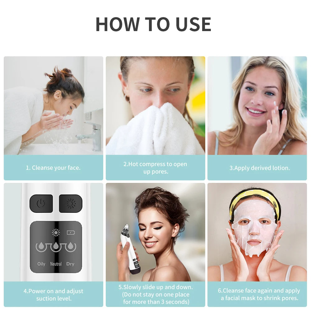 Vacuum Blackhead Remover Cleaner