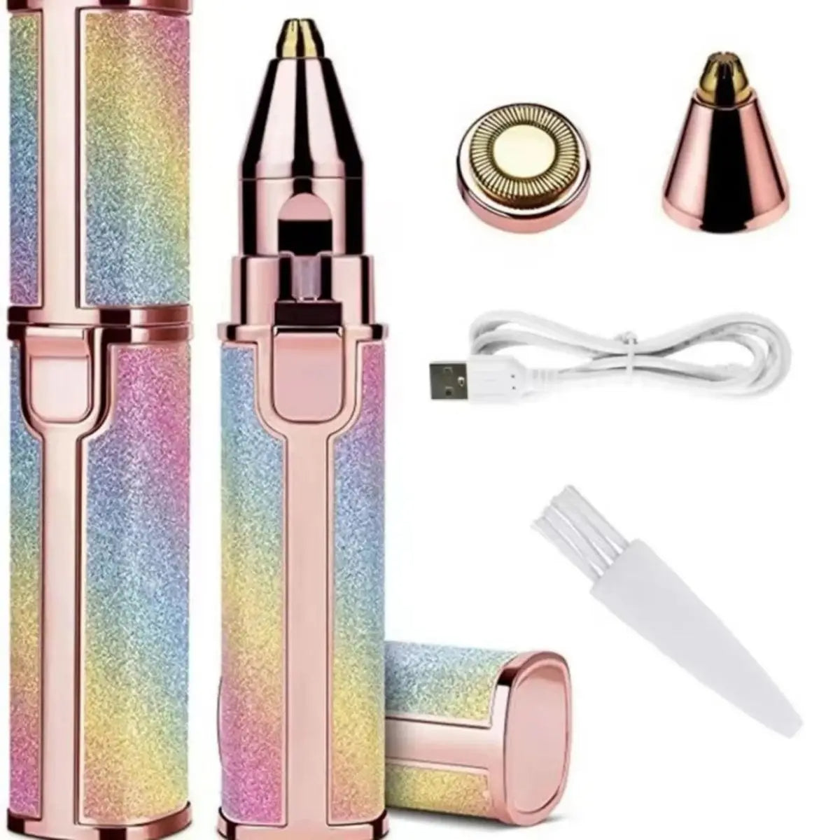2in1 Electric Eyebrow Trimmer and Shaver Rechargeable Hair Remover