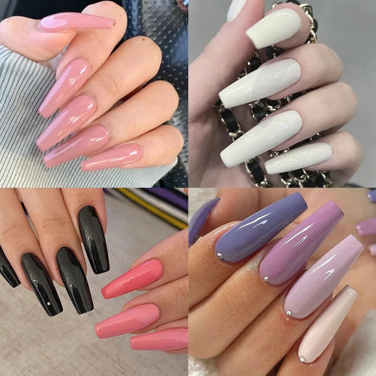 288 PCs colorful nails box (Random Color).