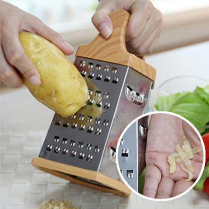 6 Sided Stainless-Steel Multi-Purpose Grater.