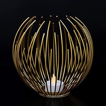 Metal Candle Holder Iron Geometric Candle Stand For Home Decor