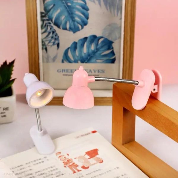 Mini Book Light With Clip Portable Led Reading Lamp Travel Bedroom Night Light Night