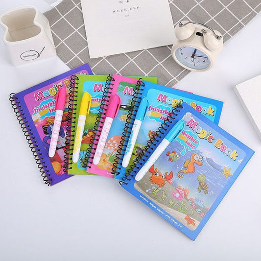 Magic Colouring Book with Water Pen | Mess-Free Fun for Kids.