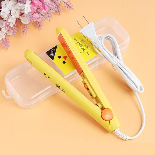 Mini Portable Ceramic Hair Straightener & Curler