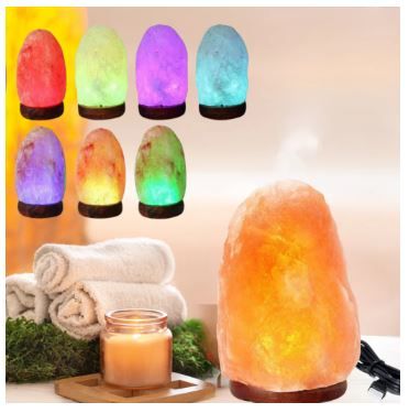 Salt Lamp USB Himalayan for Home Decor Natural Pink Rock Salt Lamp Night Light