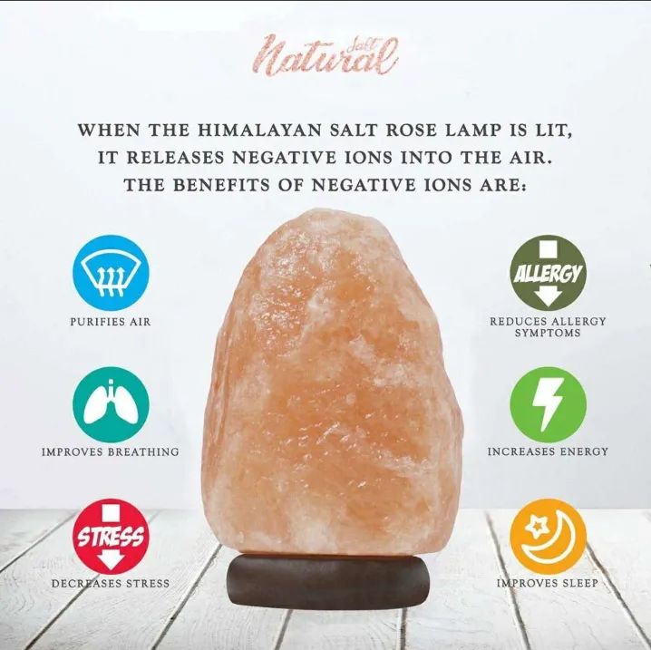 Salt Lamp USB Himalayan for Home Decor Natural Pink Rock Salt Lamp Night Light